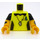 LEGO Minifiguur Torso Voetbal Referee (973 / 78568)