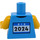 LEGO Minifig Torso Sprinter (973)