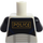 LEGO Minifig Torso with Black Futuron Decoration and &#039;Police&#039; on Back (973)