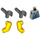 LEGO Minifig Torso met Blauw Vest met Tools (973 / 76382)