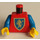 LEGO Minifig Torso mit Crusaders Gold Lion Schild Alter Stil (973)