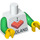 LEGO Minifig Torso with &quot;I Heart Legoland&quot; (973 / 88585)