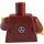 LEGO Minifig Torso with Jacket with Rivets and Back Panel (973)
