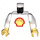 LEGO Minifig Torso with Large Shell Logo (973)