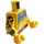 LEGO Minifiguur Torso met Halsketting en Sixpack van Ancient Warrior (973)