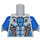 LEGO Minifigur Torso mit Nexo Knights Royal Soldat Muster mit Krone (973)