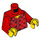 LEGO Minifig Torse  avec Open-Necked Plaid Shirt (973 / 76382)