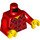 LEGO Minifigur Torso  mit Open-Necked Plaid Hemd (973 / 76382)