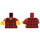 LEGO Minifiguur Torso  met Open-Necked Plaid Shirt (973 / 76382)