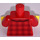 LEGO Minifigur Torso  mit Open-Necked Plaid Hemd (973 / 76382)