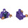 LEGO Minifigura Torso con Morado Chaqueta over Chaleco (973 / 76382)