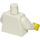LEGO Minifig Torso with Red Necklace with White Arms and Yellow Hands (973)