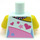 LEGO Minifig Torso med Unikitty Ansigt (973 / 88585)