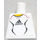 LEGO Minifig Torso without Arms with Adidas Logo and #2 on Back Sticker (973)