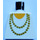 LEGO Minifig Torso without Arms with Golden Necklace (973)