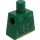 LEGO Minifig Torso without Arms with Scaled Skin and Seaweed Belt (973)