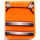 LEGO Minifig Vest with Fire Logo Sticker (3840)
