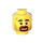 LEGO Minifigure Head of Shipwreck Survivor (Recessed Solid Stud) (3626)
