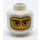 LEGO Minifigure Head with Balaclava with Large Eyes (Safety Stud) (45021 / 45224)