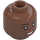 LEGO Minifigure Head with Decoration (Recessed Solid Stud) (3274)