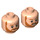 LEGO Minifigure Head with Decoration (Recessed Solid Stud) (3626 / 100492)