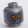 LEGO Minifigure Head with Decoration (Recessed Solid Stud) (3626 / 23814)