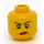 LEGO Minifigure Head with Decoration (Safety Stud) (14753 / 86294)
