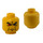 LEGO Minifigur Kopf mit Deko (Sicherheitsnoppe) (3626)