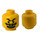 LEGO Minifigure Head with Decoration (Safety Stud) (3626)