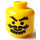 LEGO Minifigure Head with Decoration (Safety Stud) (3626)