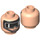 LEGO Minifigure Head with Decoration (Safety Stud) (3626 / 58645)