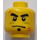 LEGO Minifigur Hoved med Dekoration (Sikkerheds knops) (3626 / 90043)