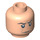 LEGO Minifigure Head with Decoration (Safety Stud) (92863 / 93206)