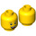 LEGO Minifigure Head with Open Mouth Smile (Recessed Solid Stud) (3626 / 37481)