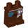 LEGO Minifigure Heupen en benen met Dark Blauw Vest Tails en Rood / Wit Sash (95259 / 97989)