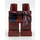 LEGO Minifigure Hüften und Beine mit Dark Blau Vest Tails und rot / Weiß Sash (95259 / 97989)