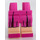 LEGO Minifiguur Heupen en benen met Dark Roze Jurk en Shoes (3815)