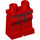 LEGO Minifigure Hanches et jambes avec Dark rouge Sash (93755 / 94300)
