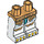 LEGO Minifigure Heupen en benen met Gold Scaled Armor (3815 / 13115)