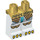 LEGO Minifigure Heupen en benen met Gold Scaled Armor (3815 / 13115)
