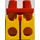 LEGO Minifigur Hofter og ben med Rød Kort Swimming Pants (34127 / 91631)