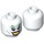 LEGO Minifigure Joker Head (Recessed Solid Stud) (3626 / 23095)