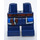 LEGO Minifigure Medium Jambes avec Brown Courroie et Bleu (37364 / 101440)