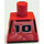 LEGO Minifigure NBA Torso with NBA Player Number 10