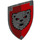 LEGO Minifigure Shield with Bear on Red (18836 / 25316)