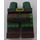 LEGO Minifigure Tartan, Dark Green Hips and Dark Brown Legs with decoration (3815)