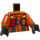 LEGO Minifigure Torso Coast Guard with Red Life Vest (76382)