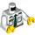 LEGO Minifigure Torso Pilot&#039;s Shirt with Green Tie and Wings Pin (76382)