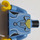 LEGO Minifigure Torse Polo shirt avec blanc Accents, Shell Necklace (973 / 76382)