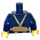 LEGO Minifigure Torse Work Shirt avec Olive Safety Straps et Orange Courroie (973 / 76382)